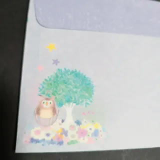 Set de sobre y cartas tipo perfumada