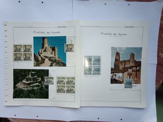 1968 MAXIMAS Y BLOQUES DE 4 CON SELLOS ESPAÑA.