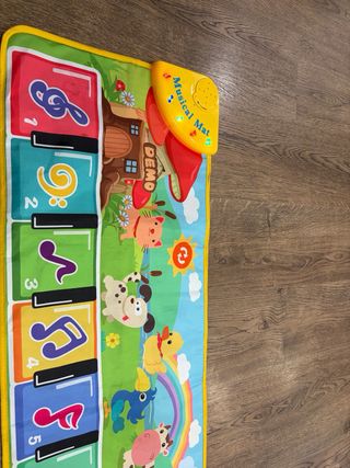 Alfombra Musical Bebé Piano Animales