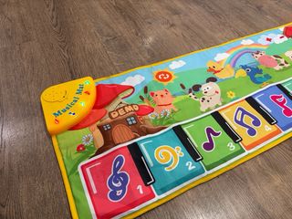 Alfombra Musical Bebé Piano Animales