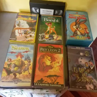 Lote VHS Películas Infantiles Varias