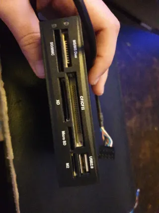 Lector Tarjetas Memoria PC Torre SD MS CF USB