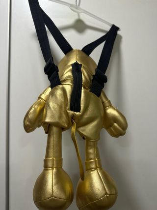 Mochila infantil Miki dorada