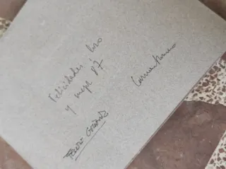 Carta Firmada por Felipe González y esposa 1987