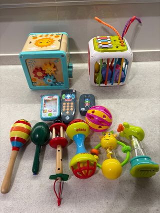 Lote Juguetes Montessori Bebés Sensoriales