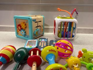 Lote Juguetes Montessori Bebés Sensoriales