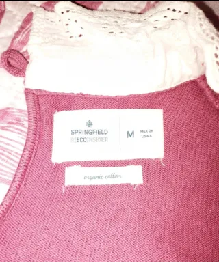 Jersey Springfield con cuello blanco