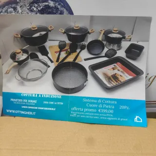 Batteria pentole 20 pezzi