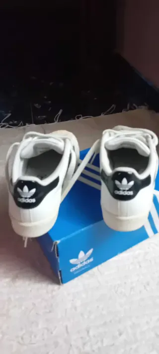 Zapatillas Adidas Superstar Blancas originales n33