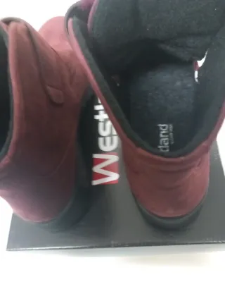 Botines Westland granates talla 39