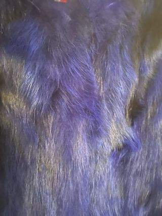 Abrigo zorro azul talla 42
