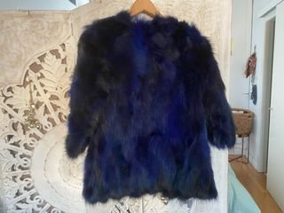 Abrigo zorro azul talla 42