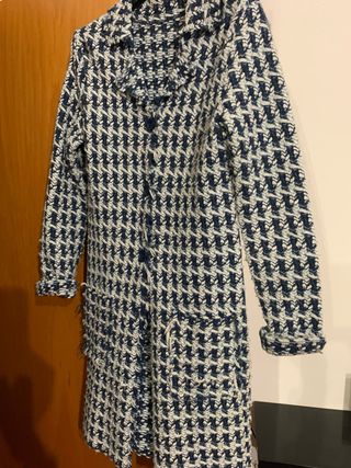 Cappottino bianco e blu