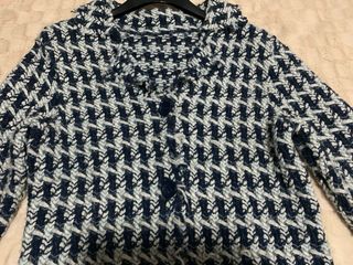 Cappottino bianco e blu