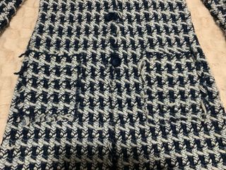 Cappottino bianco e blu