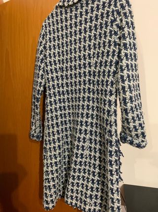 Cappottino bianco e blu