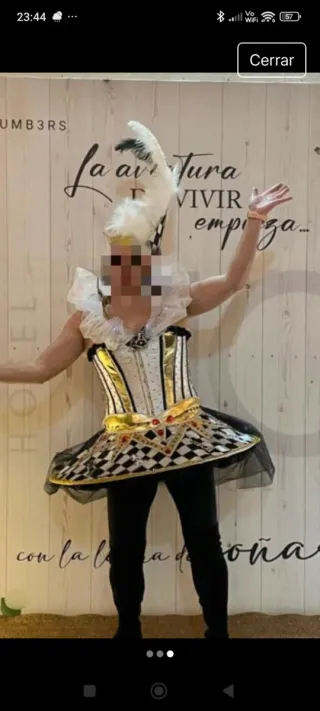 Disfraz Carnaval Mujer Talla Única