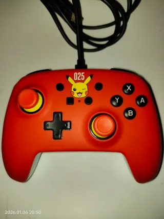 Mando PowerA Switch Pikachu Cableado