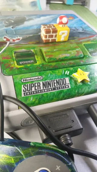 Consola Super Nintendo + 2 Mandos