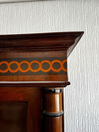 Armario vitrina aparador madera y cristal