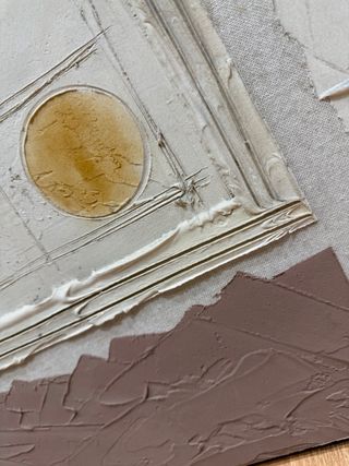 Cuadro abstracto matérico-textural