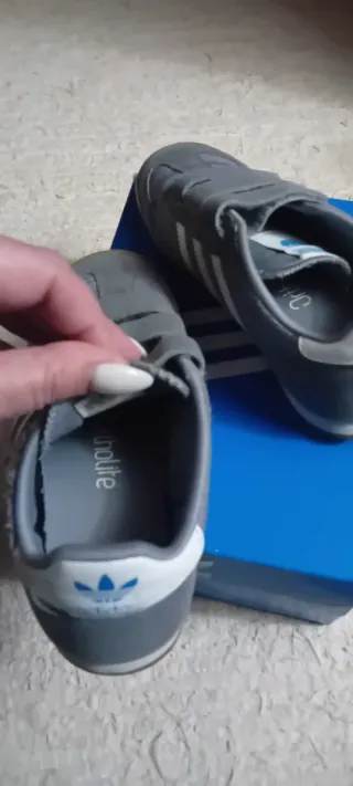 Zapatillas Adidas originales Velcro Grises n31