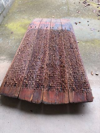 Trilla tradicional antigua