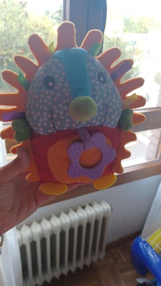 Peluche Erizo Sonajero Juguete Bebé