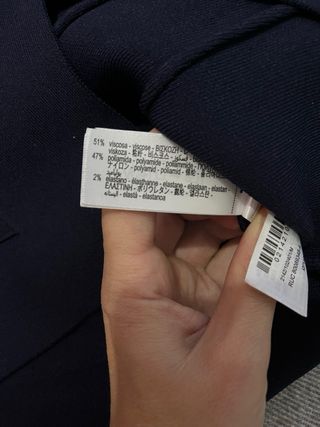 Chaqueta Zara punto flor botón M