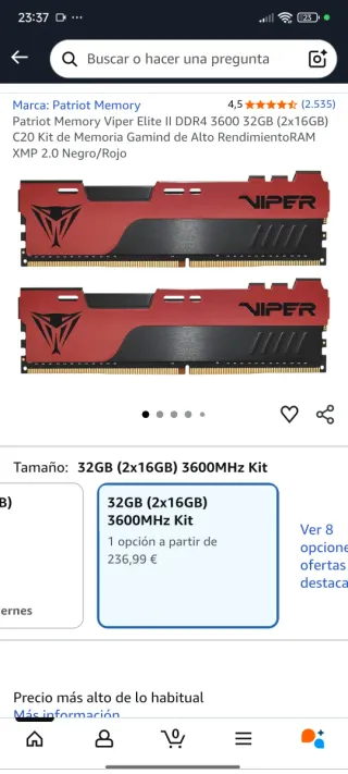 PC Gaming con luces RGB