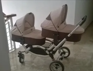 Carro gemelar Zoom con extras