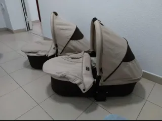 Carro gemelar Zoom con extras