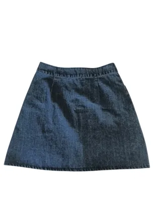 Minifalda vaquera bordada