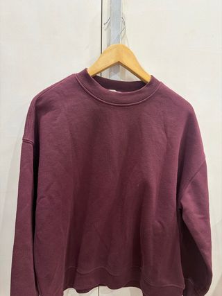 Sudadera Burdeos