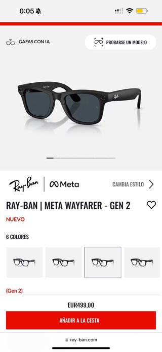 Ray-Ban Meta Gen 2 Transition
