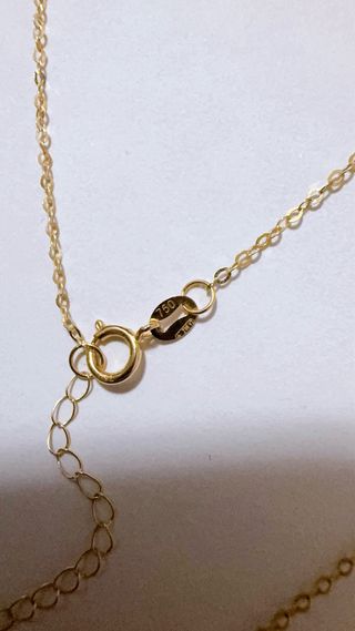 Collana Sali scendi con cuore oro giallo 18kt 750