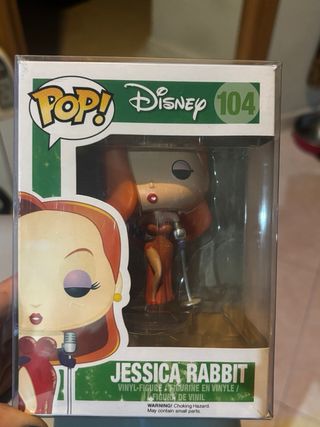 Funko Pop Disney 104 Jessica Rabbit y funda