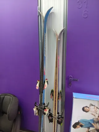 Esquís Rossignol y Salomon