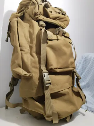 Mochila militar beige