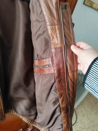 Chaqueta de Piel Vintage