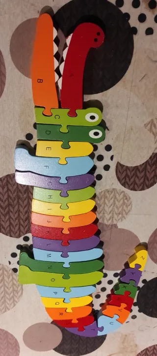 Puzzle Cocodrilo ABC Madera Small Foot