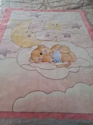Manta de terciopelo para cuna