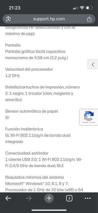 Impresora HP Envy 6230 Multifunción Negra