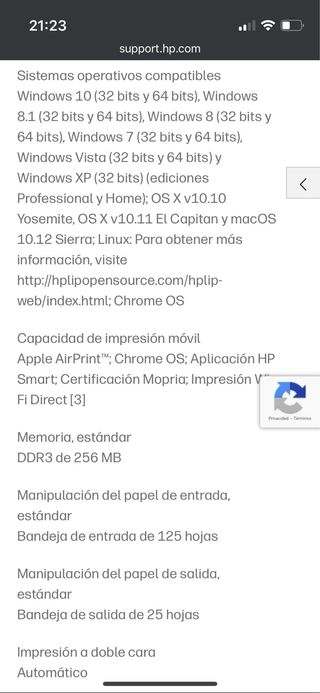 Impresora HP Envy 6230 Multifunción Negra