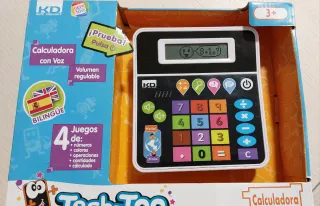 Calculadora Infantil Tech-Too Bilingüe 3-5 años