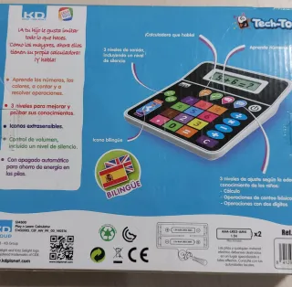Calculadora Infantil Tech-Too Bilingüe 3-5 años