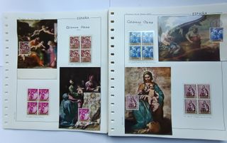 1969 MAXIMAS Y BLOQUES DE 4 CON SELLOS ESPAÑA.