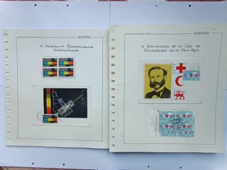 1969 MAXIMAS Y BLOQUES DE 4 CON SELLOS ESPAÑA.