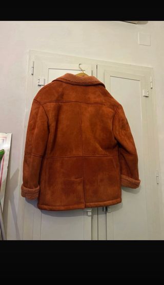 Cappotto arancione foderato