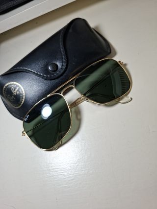 Gafas Ray-Ban Doradas Lente Verde
